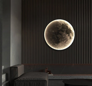 Modern LED Wall Lamp Moon Indoor Lighting For Bedroom Living Hall Room HOME Decoration Fixture Lights decorate Lusters Lamps