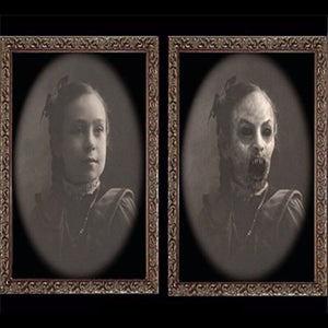 Die unbelebten 3D-Horror-Wandporträts