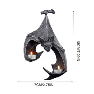 Bat Tea Light Hanging Wall Mount - Mermaid Venom