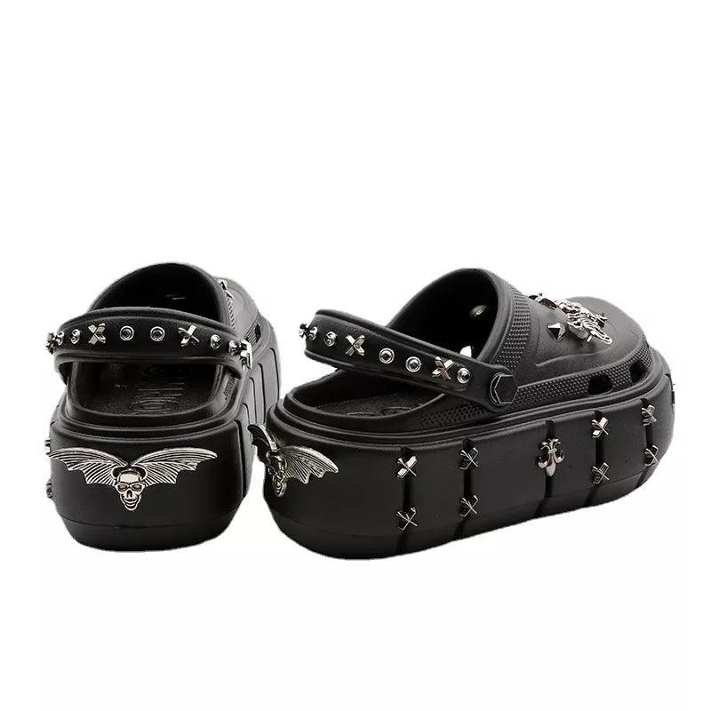 Batty Goth crocs