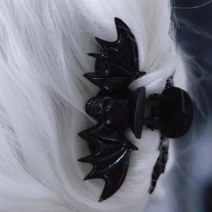 Black Bat Hair Claw Clip - Mermaid Venom