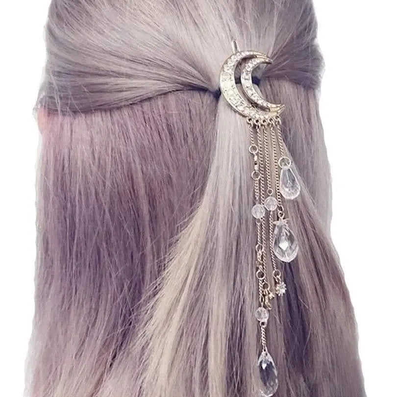 ヘアアクセサリー Moon LIMITED NUMBER】メタルムーンヘアゴム | AND ON JIONE STORE