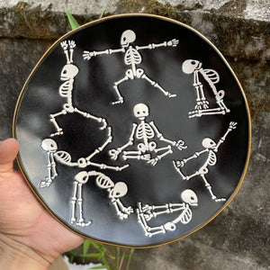 Dancing Skeleton Kitchen Plate - Mermaid Venom