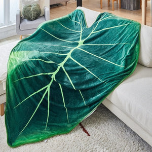 Giant Leaf Blanket - Mermaid Venom