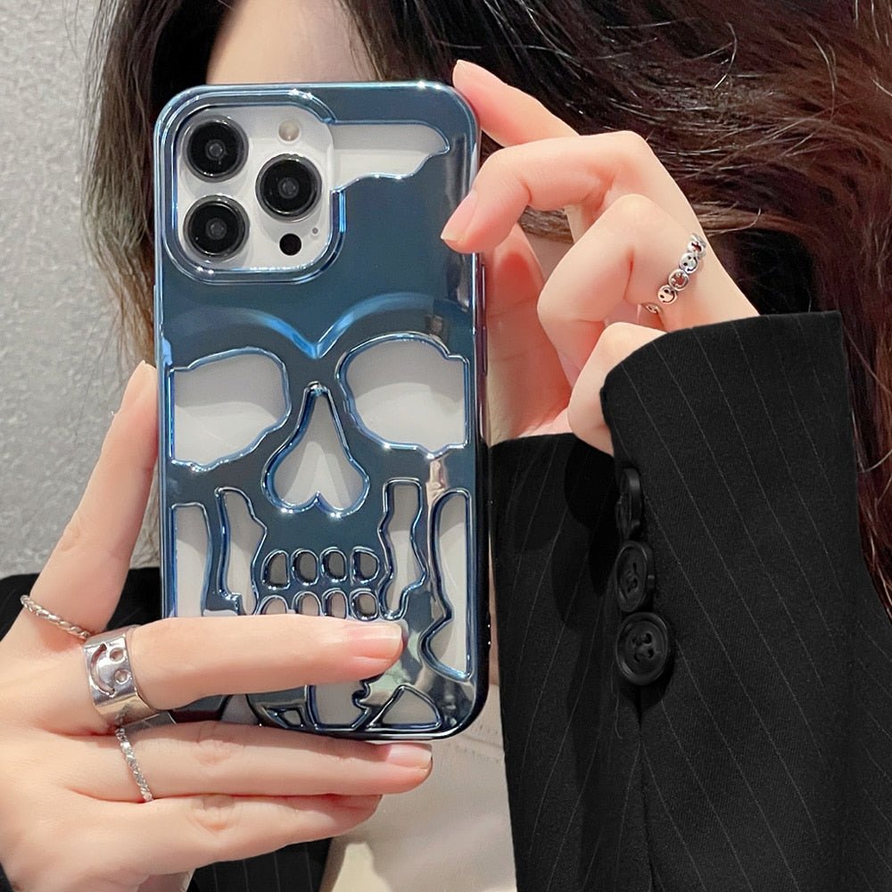 Hardcover Protective Skull iPhone Case - Mermaid Venom
