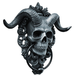 Horned Skull Sheep Head Door Knocker - Mermaid Venom