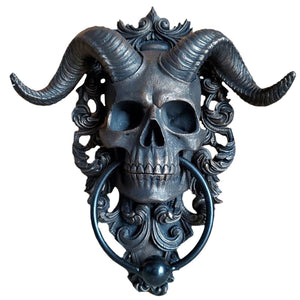 Horned Skull Sheep Head Door Knocker - Mermaid Venom