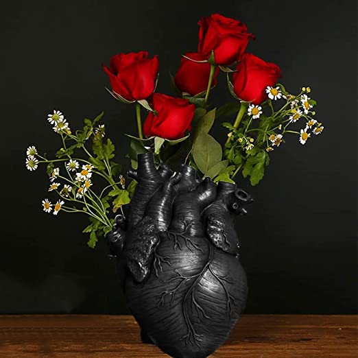 Human Heart Shaped Flower Vase - Mermaid Venom