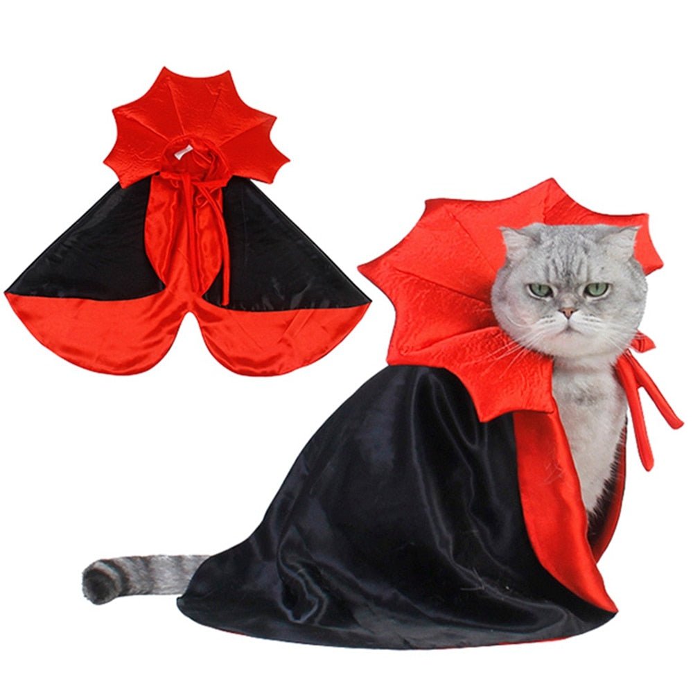 Meowcula Vampire Halloween Cloak For Cats & Dogs - Mermaid Venom