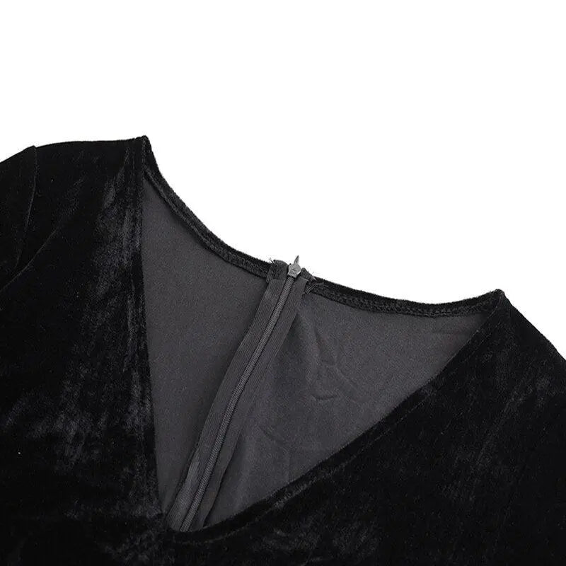 Morticia Addams Lace Dress