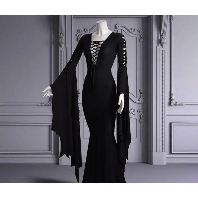 black evening dress long A Line Taffeta Split Black Long Prom Dress With Pockets PSK368 US10 / Custom Color