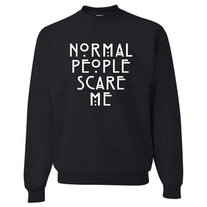 mermaid-vemon,Normal People Scare Me Sweatshirt.