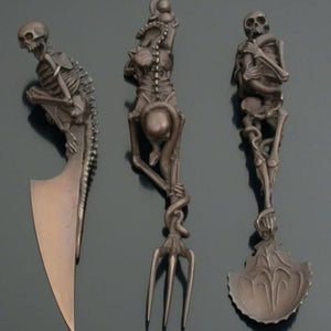 Skeletal Remains Kitchen Cutlery Set - Mermaid Venom
