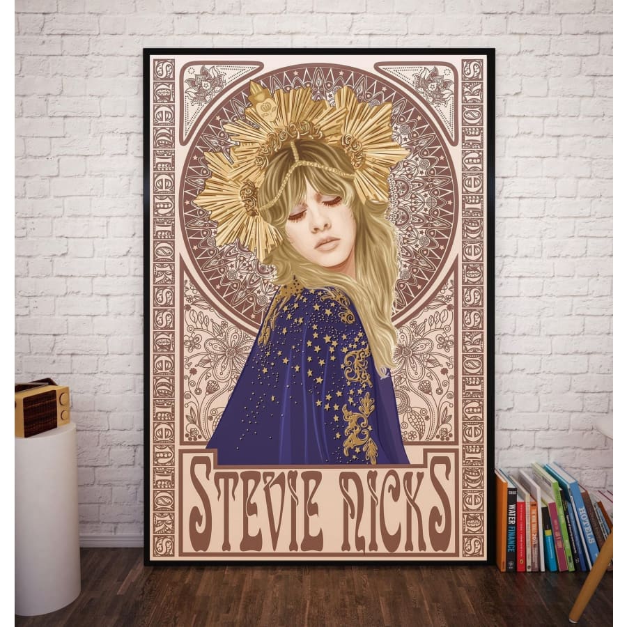 Stevie Nicks Silk Decorative Poster - Mermaid Venom