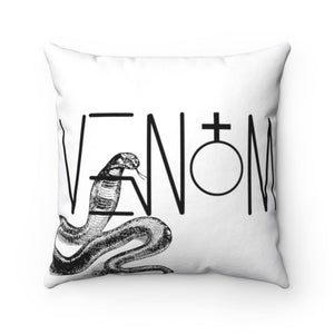 Venom Empowerment Square Pillow - Mermaid Venom