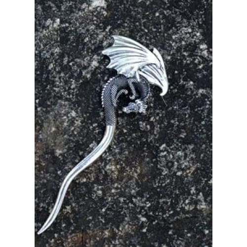 Vintage Hair Pins Crescent Moon Snake Sword Skull Witch - Mermaid Venom