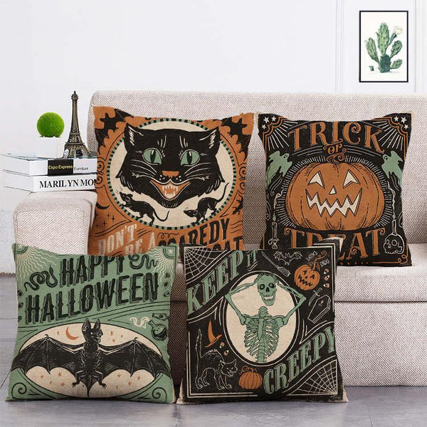 Decorative Rustic Halloween Pillows
