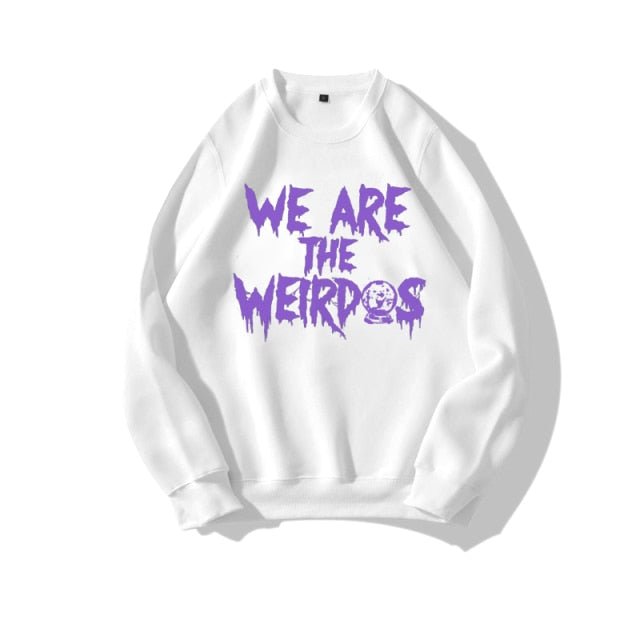 We Are The Weirdos Oversized Sweatshirt - Mermaid Venom